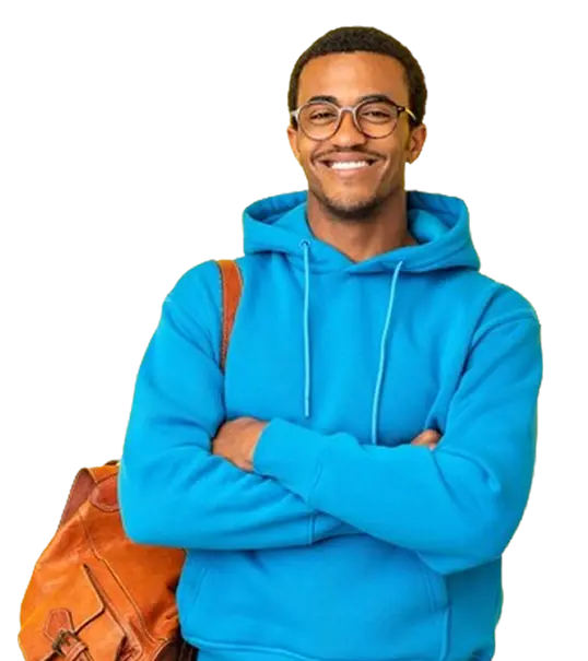 image of a smiling young man